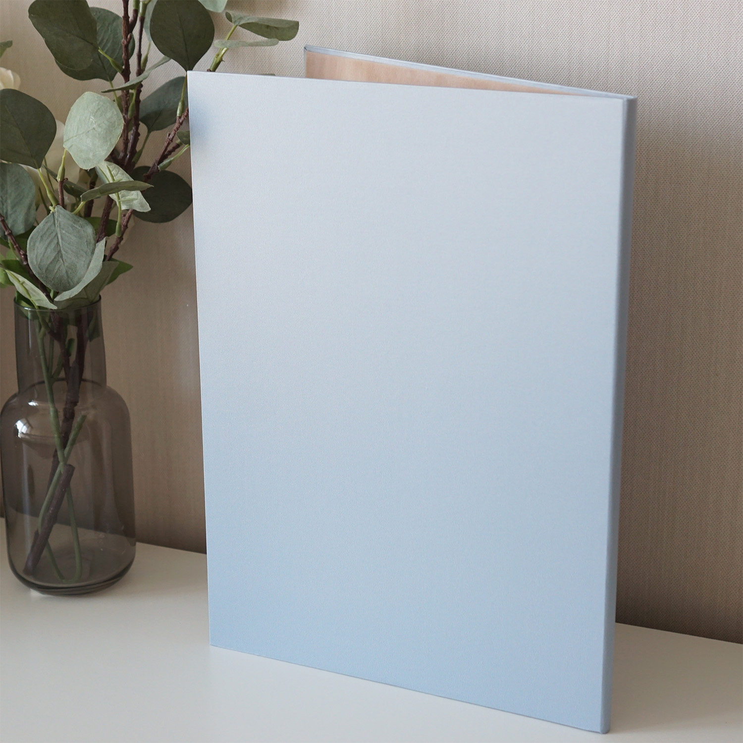 แฟ้มโฉนดที่ดิน สั่งทำใส่ข้อความ ลาย Minimal - Grey