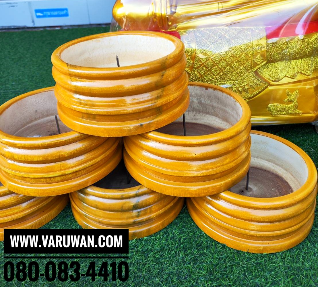 เชิงเทียนพรรษาไม้กลึง