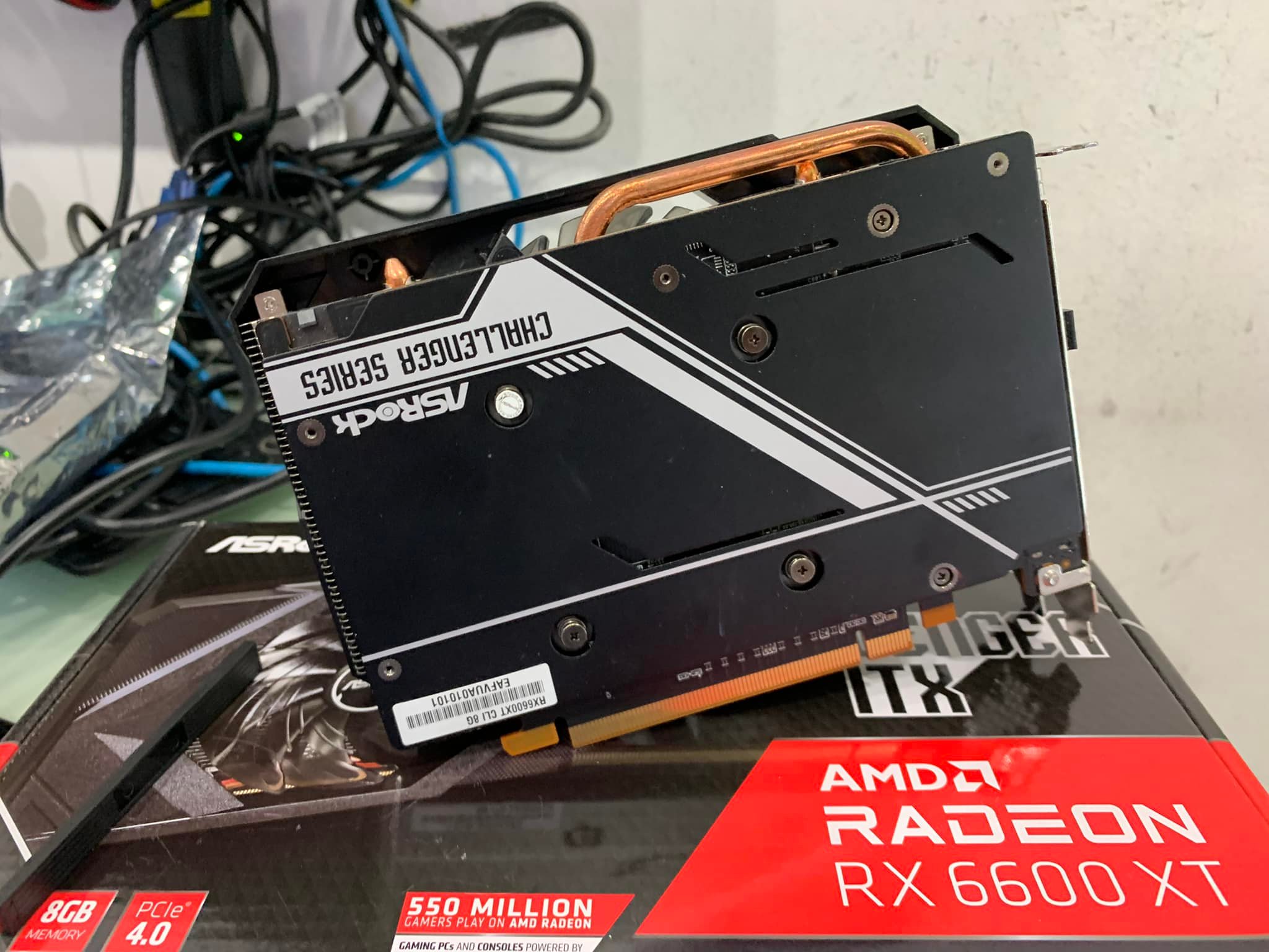 ASROCK AMD Radeon RX 6600 XT Challenger Pro 8GB OC มือสอง สภาพของใหม่ประกันเกือบ3ปี