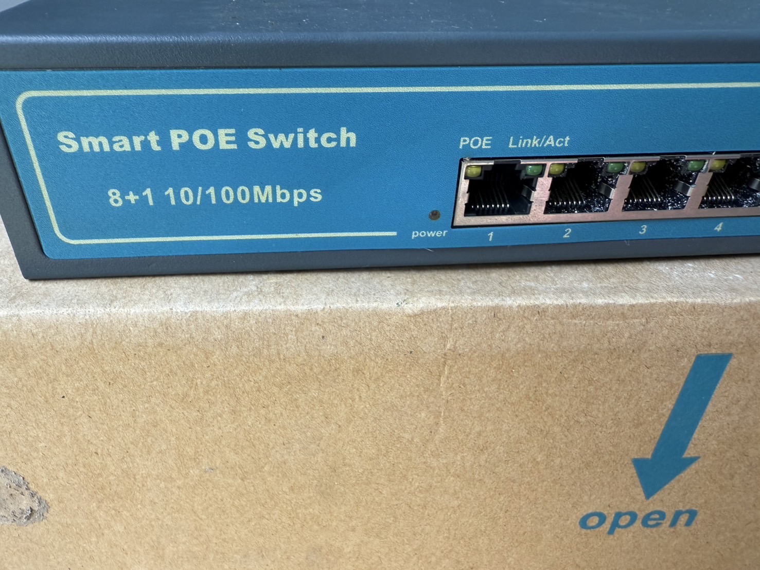 สวิตซ์ฮับ Smart Poe Switch 10/100 XMS-POE 508 8 Port