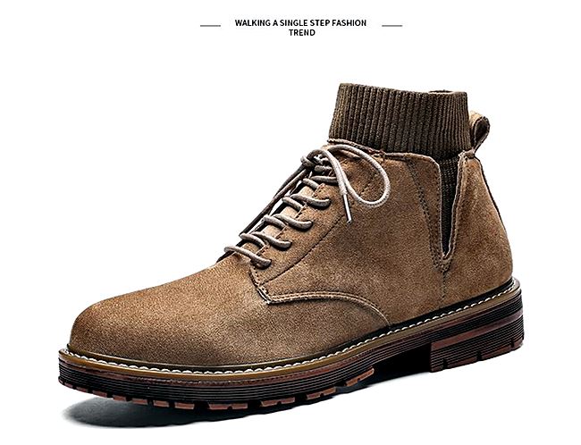 01057 รองเท้าบูท LZDZN Martin Boots Shoes high สไตล์วินเทจ [ชาย/หญิง] Size 38-44