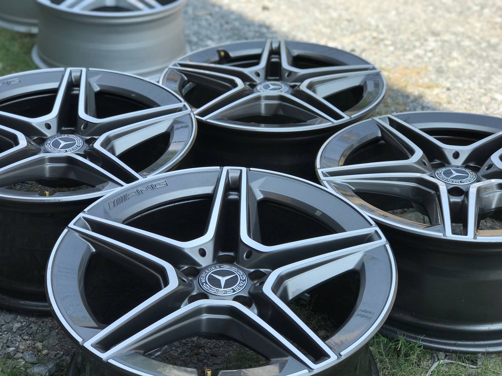 ล้อเบนซ์แท้ 19 นิ้ว CLS AMG 5 Twin Spoke