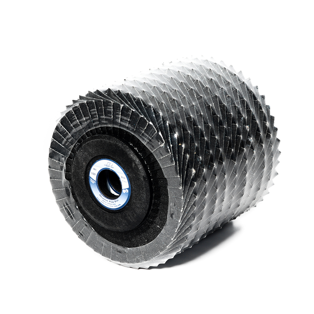 แผ่นเจียรทรายซ้อนหลังอ่อน MARATHON 4 นิ้ว No.100 Flap Disc Aluminum Oxide (10อัน/กล่อง)