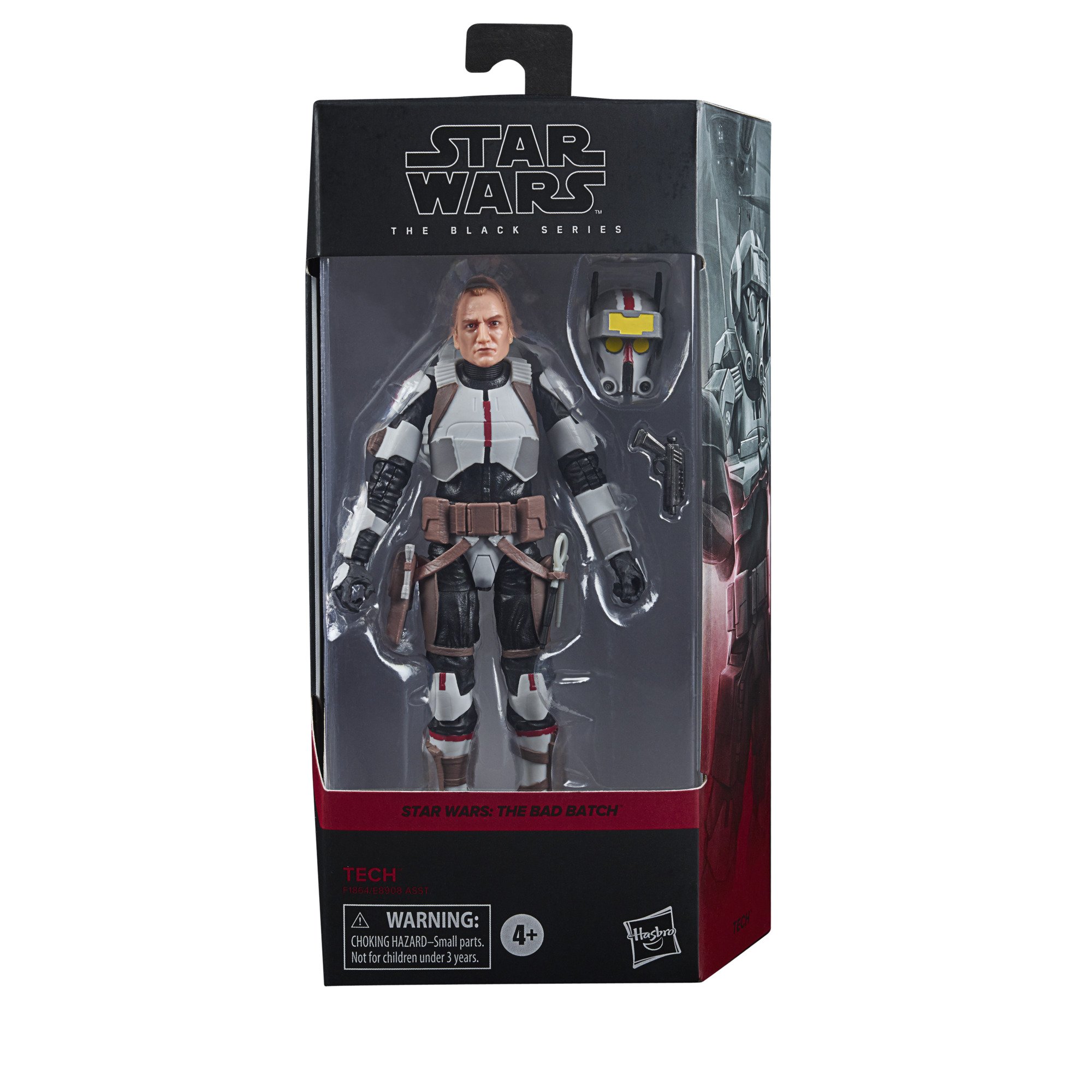 Hasbro Star Wars The Black Series Bad Batch Tech 6-inch-scale Figure ฮาสโบร สตาร์ วอร์ส เดอะ แบล็ค ซีรีส์ หุ่นโมเดลฟิกเกอร์ แบด แบทซ์ เทค ขนาด 6 นิ้ว ลิขสิทธิ์แท้