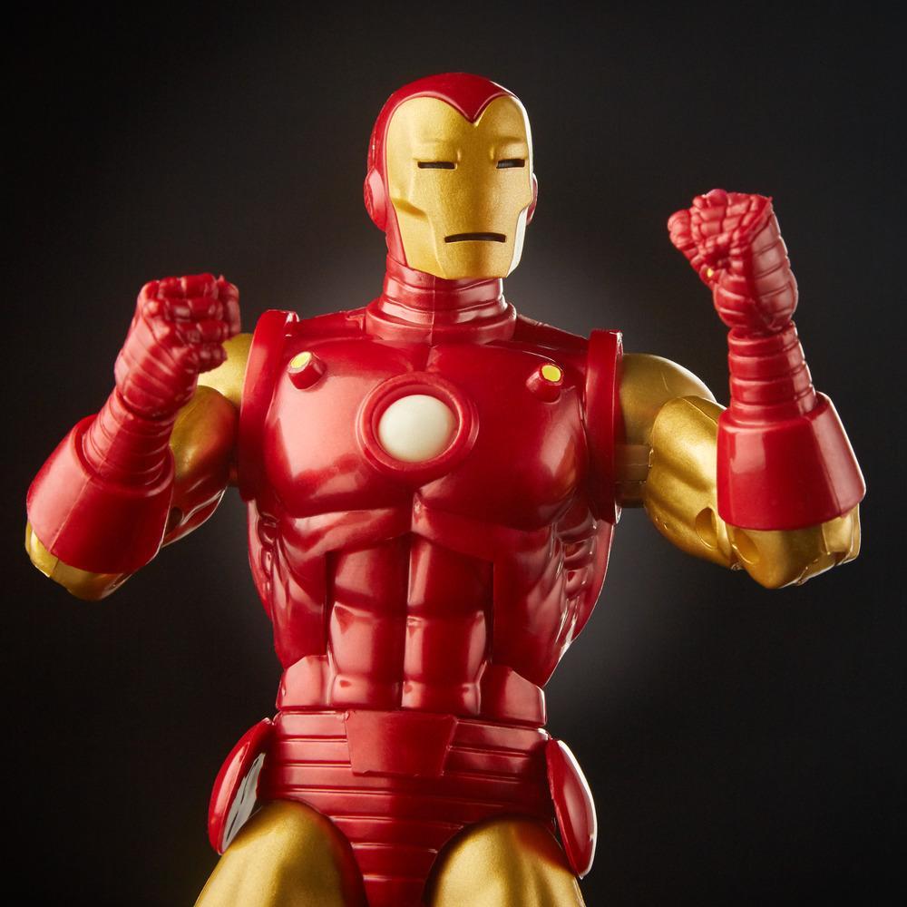 Hasbro Marvel Legends Series 80th Anniversary Iron Man Figure ฮาสโบร มาร์เวล เลเจนด์ ซีรี่ย์ส 80 ปี อเวนเจอร์ส หุ่นโมเดลฟิกเกอร์ ไอรอนแมน 6 นิ้ว ลิขสิทธิ์แท้