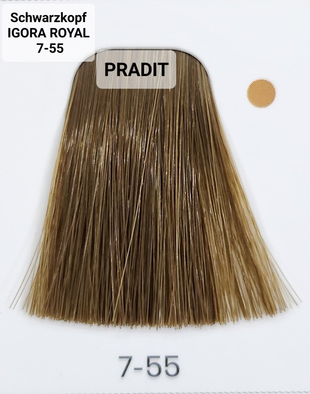 Schwarzkopf Igora Royal ครีมย้อมผม อีโกร่า รอยัล เบอร์7-55 (60ml) 80 กรัม
