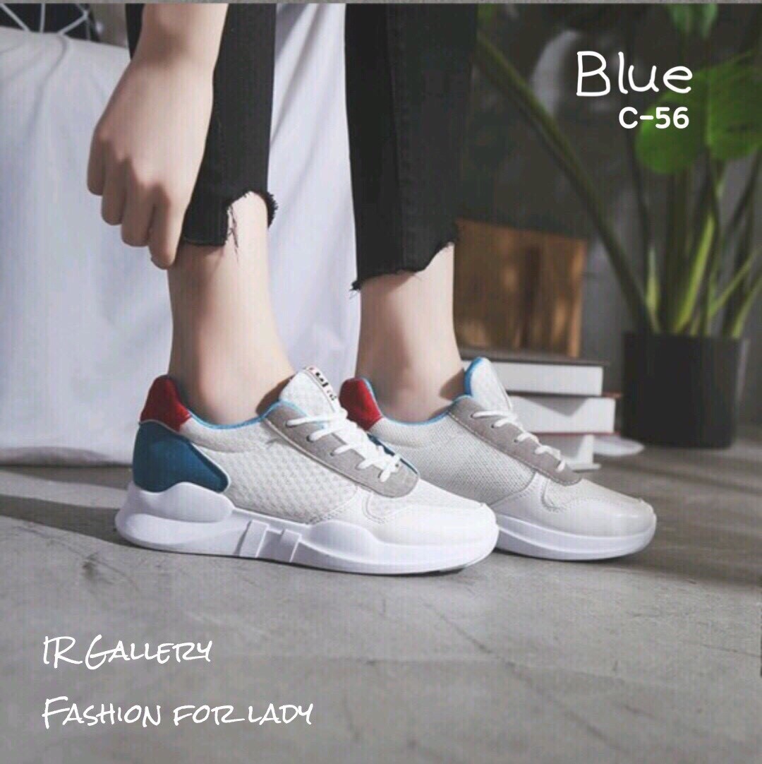 รองเท้าผ้าใบทรงsport style fila (สีเหลือง)