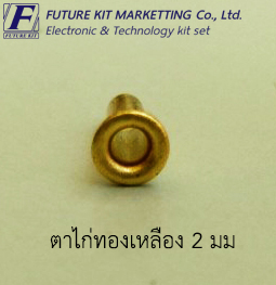 FuturePack FP7015 ตาไก่ทองเหลือง 2mm.