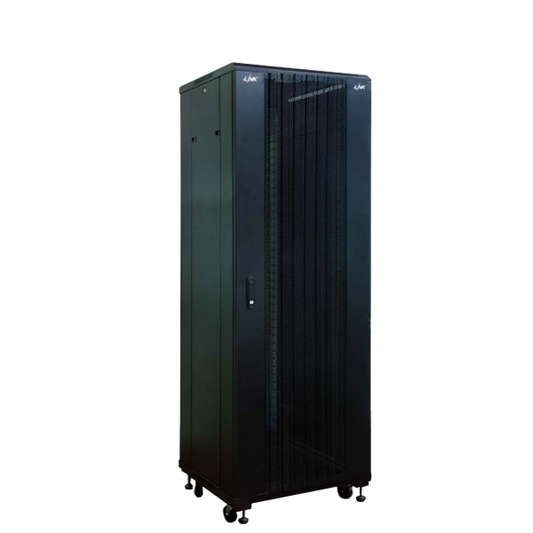 ขายถูก ตู้ Link CH-60642CW 19” Curve-Wave Server Rack 42U (60x60x207cm.) Black for Data Center *ส่งฟรีเขต กทม.และปริมณฑล