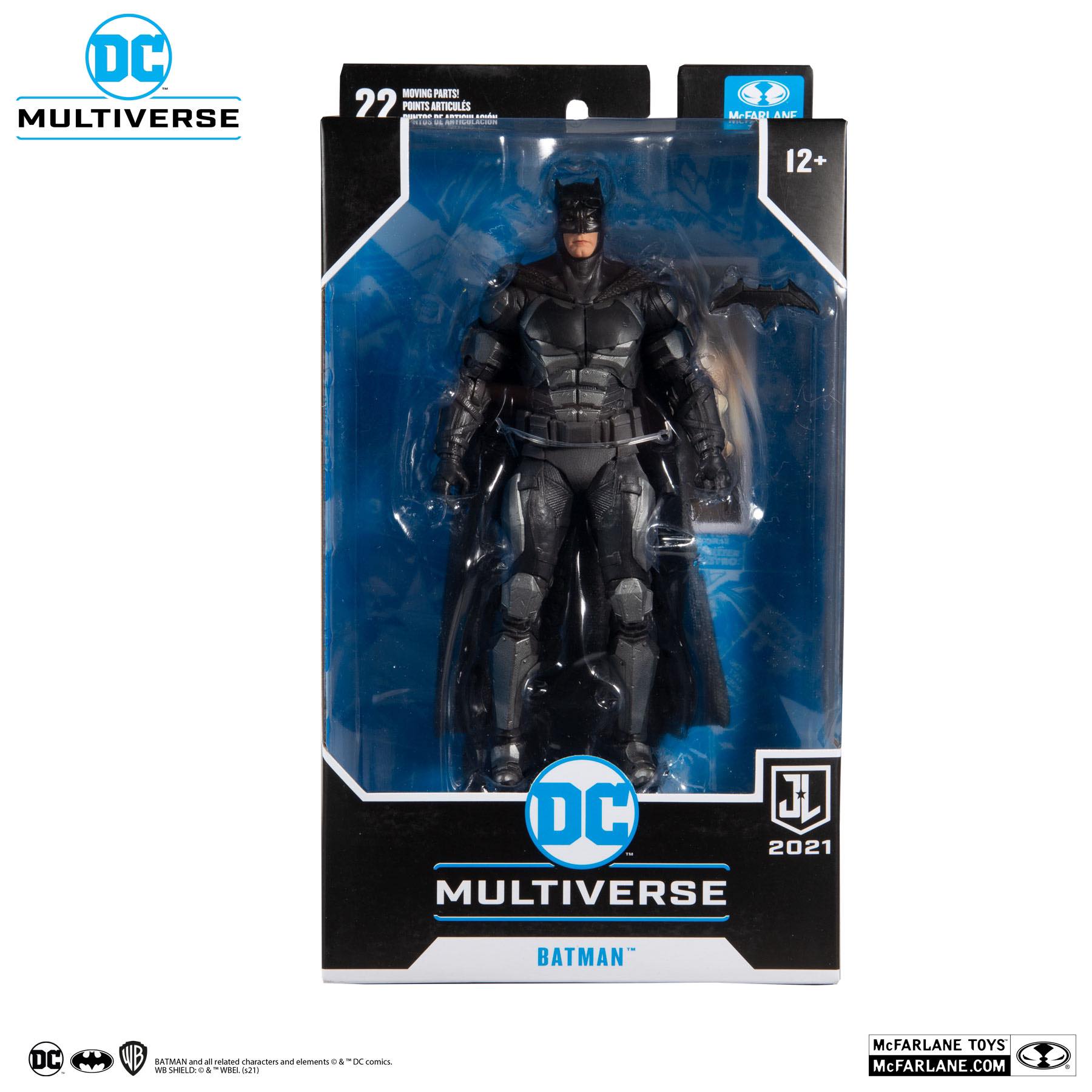 McFARLANE DC Multiverse Justice League Batman แมคฟาร์เลน ดีซี มัลติเวิร์ส จัสติซ ลีก หุ่นโมเดลฟิกเกอร์ แบทแมน ขนาด 7 นิ้ว ลิขสิทธิ์แท้