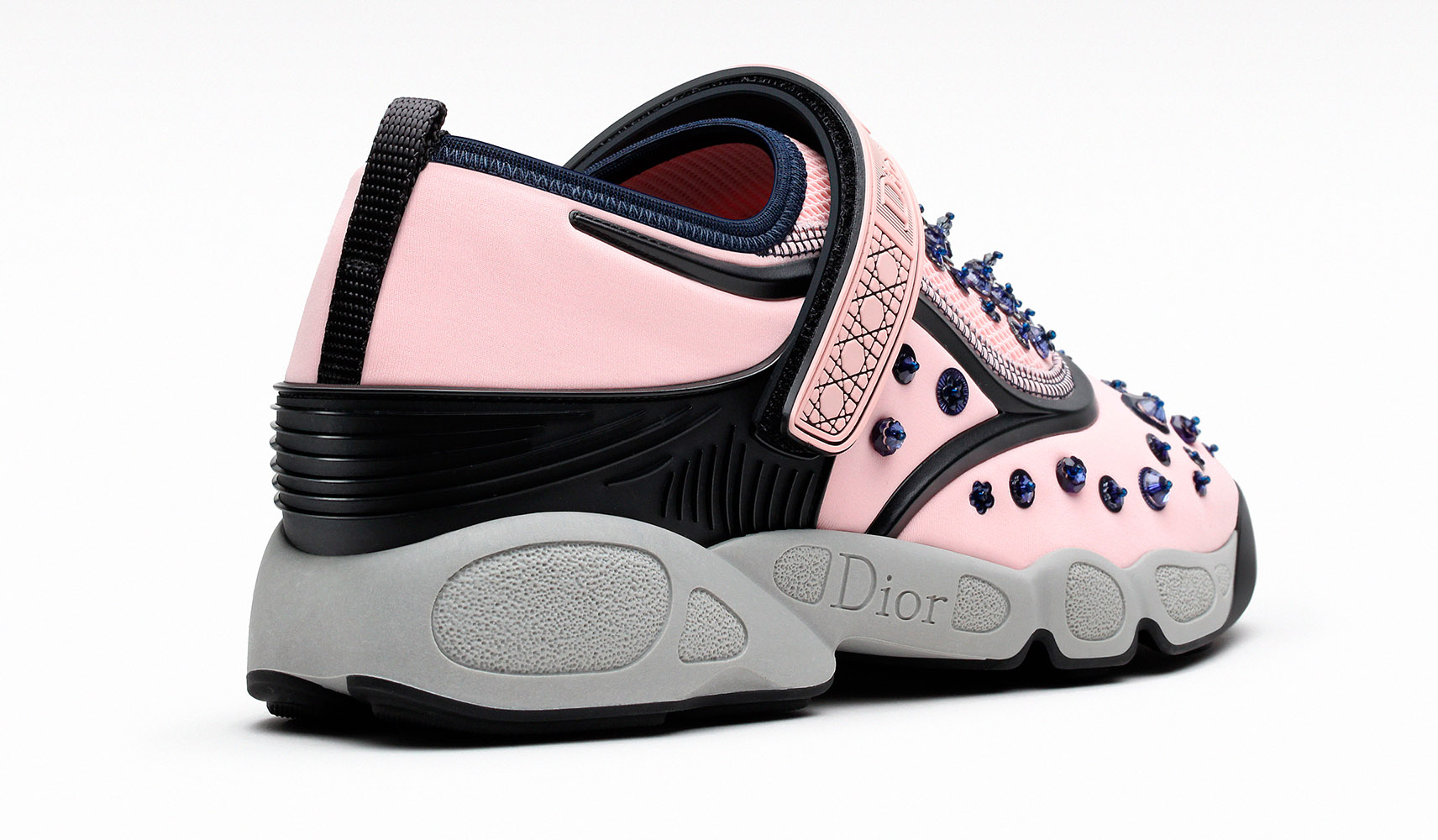 รองเท้า Dior Fusion Sneakers Technical Fabric (สีชมพู)