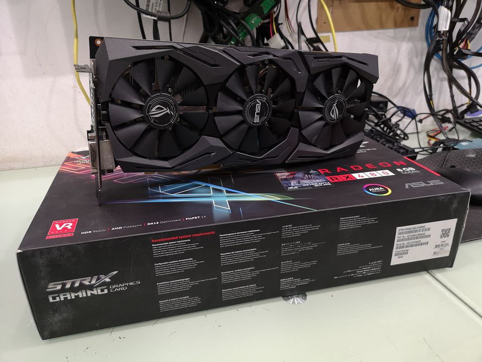 ASUS StriX RX480 8GB. DDR-5 256Bit