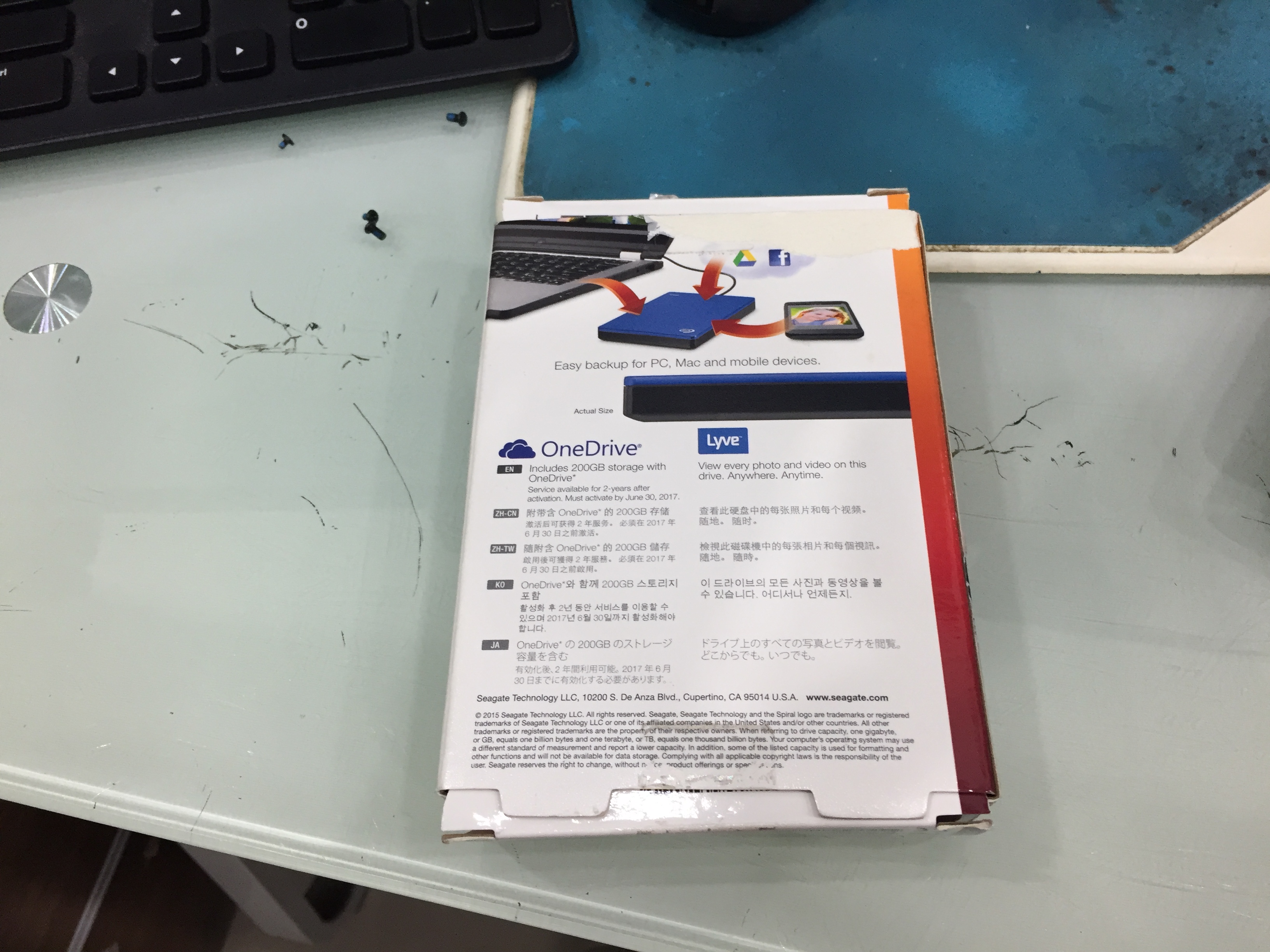 Seagate Backup Plus Slim Portable Hard Drive 1TB ของใหม่