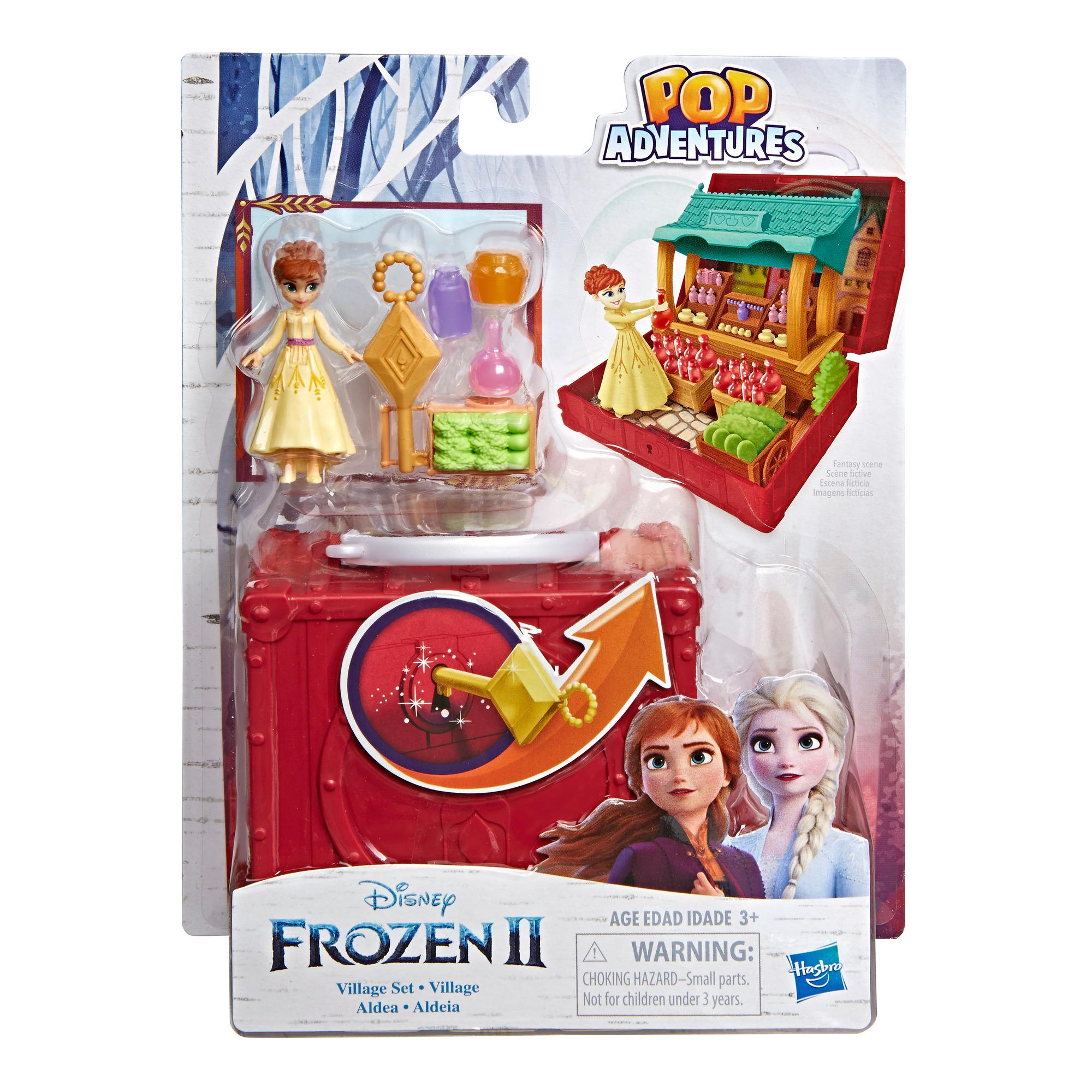 Hasbro Disney Frozen Pop Adventures Village Set Pop-up Playset With Handle ฮาสโบร ดิสนี่ย์ โฟรเซ่น ป็อป แอดเวนเจอร์ส เซตหมู่บ้าน และอันนา ลิขสิทธิ์แท้