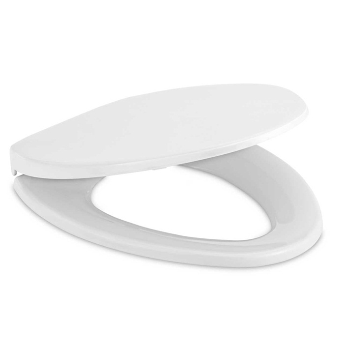 Cotto ฝารองนั่ง C900561(HM) ROUND BOWL (SOFT CLOSE) สีขาว