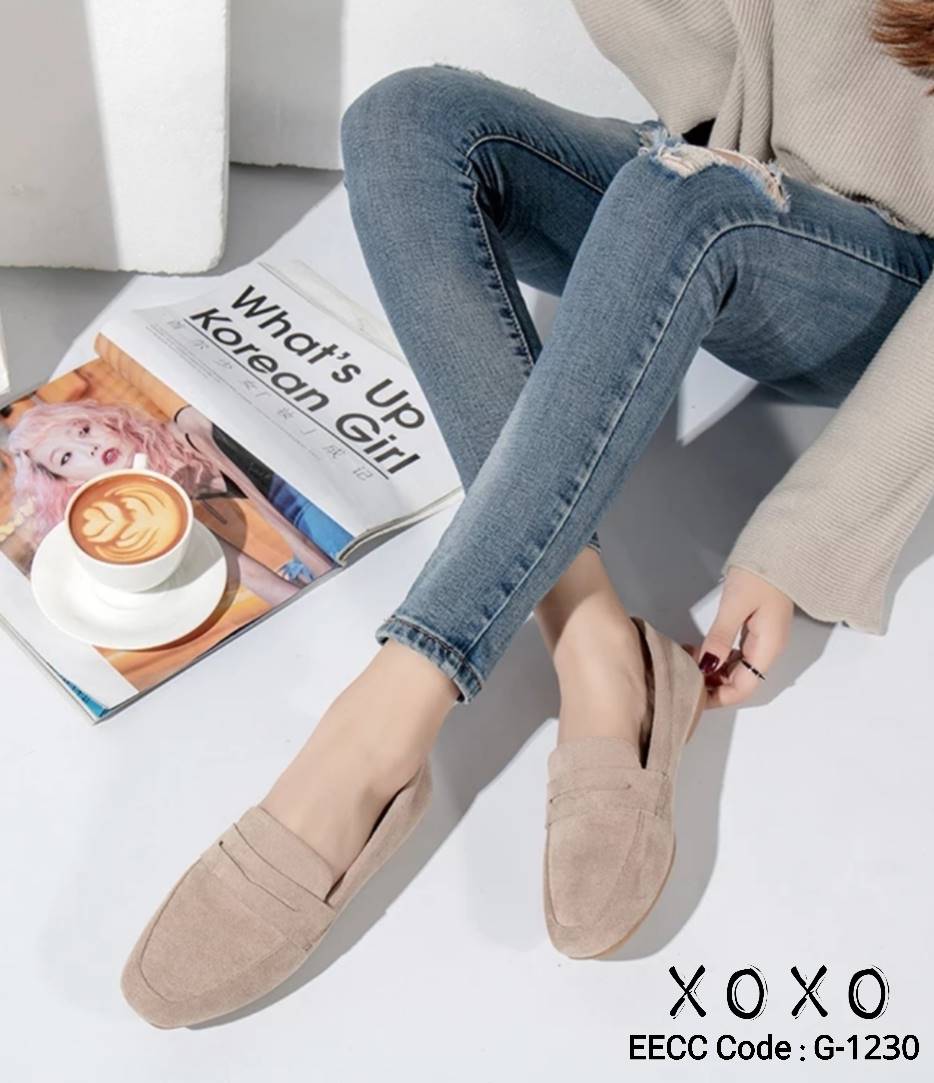 รองเท้าคัทชู Style Tod's (สีครีม)
