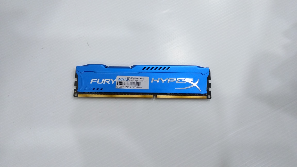 KINGSTON 8GB. DDR-3 1600
