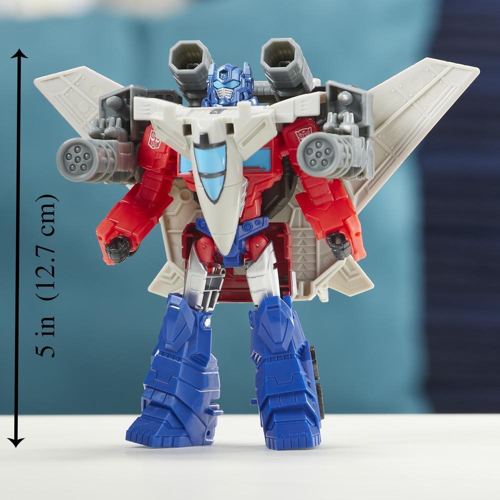 Hasbro Transformers Cyberverse Spark Armor Optimus Prime Action Figure ฮาสโบร ทรานสฟอเมอร์ส ไซเบอร์เวิร์ส สปาร์ค อาร์เมอร์ หุ่นยนต์ออพติมัส ไพรม์ ขนาด 5 นิ้ว ลิขสิทธิ์แท้