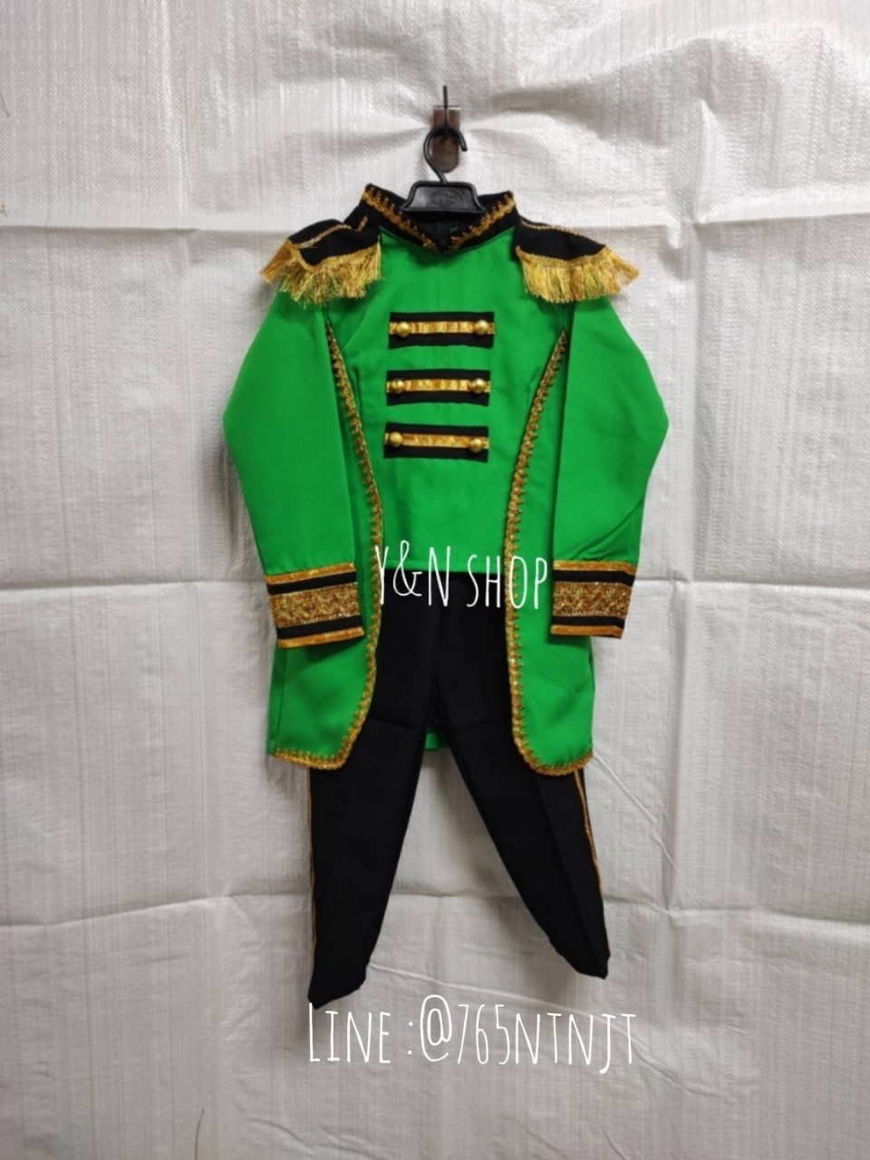 ชุดดรัมเมเยอร์เด็กชาย ชุดเชียร์ลีดเดอร์เด็กชาย มี 7 สี S M L งานตัดเย็บคุณภาพ ชุดกีฬาสีเด็ก Y&N Shop