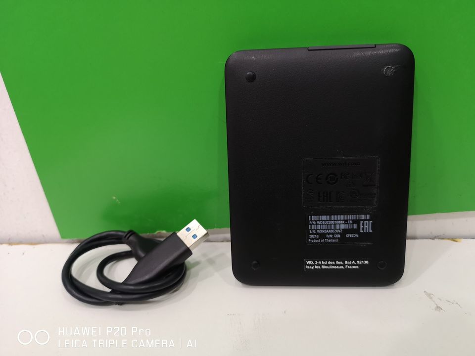 1TB. WD Elements Black USB3.0 มือสอง สภาพดีๆ ประกัน 12/2022