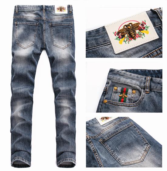 001019 ยีนส์ Ajaz James Style Gucci Italy New Summer 2019 Jeans Denim Slim feet Size 28-38