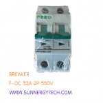 Beaker แบบ MCB_F-DC ขนาด 16A 250V 2P