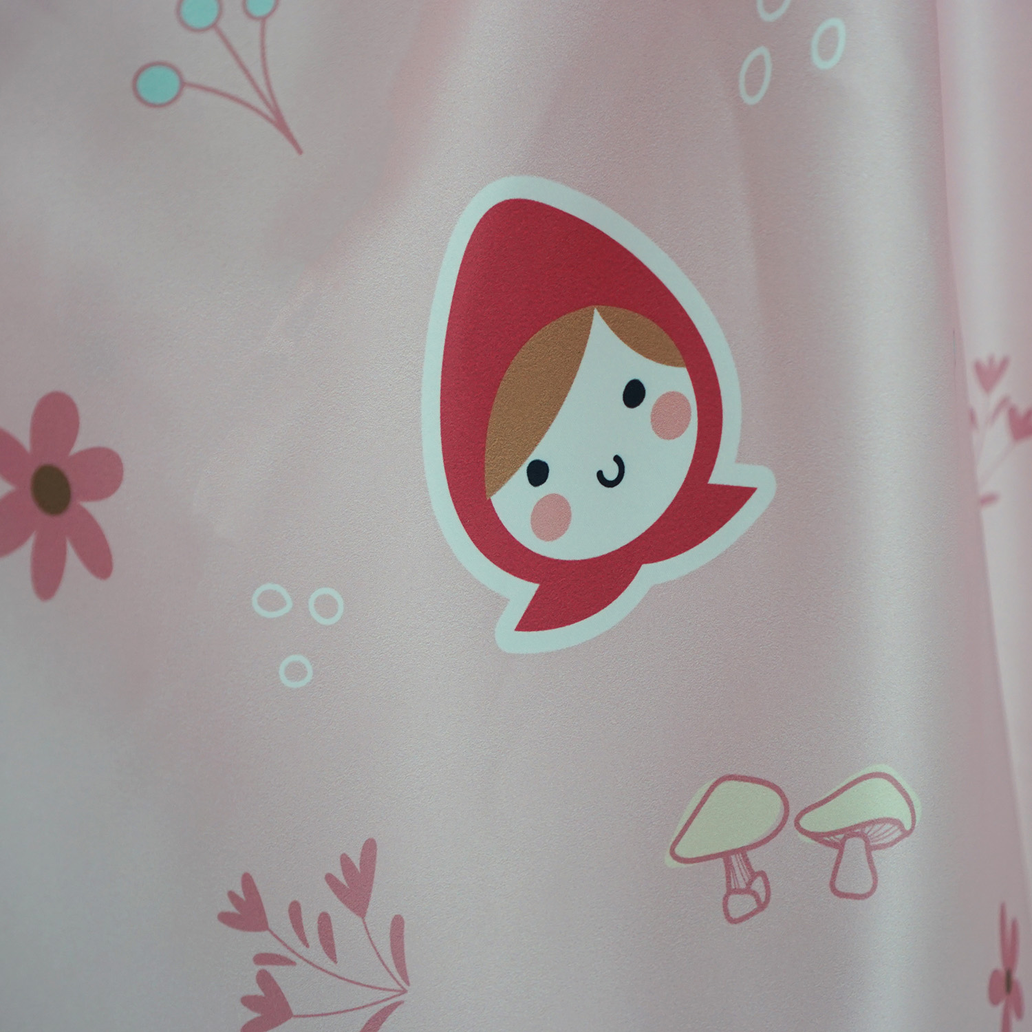 ผ้าคลุมให้นม สั่งทำใส่ชือ ลาย Little Red Riding Hood - Pink