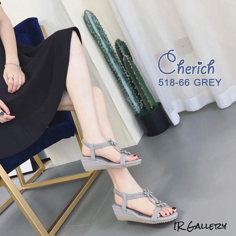 รองเท้าแตะเพื่อสุขภาพสไตล์ Cherich (สีแทน)