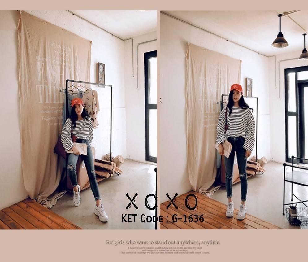 รองเท้าผ้าใบ Sport แต่งเชือกทูโทน (สีเงิน)