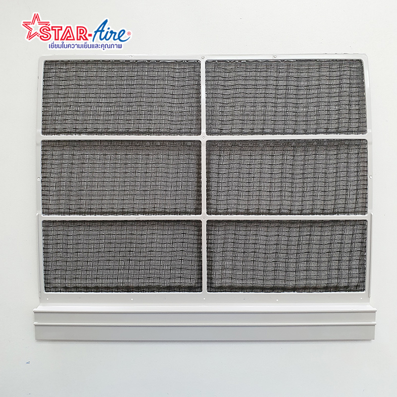 ฟิลเตอร์กรองฝุ่น ฟิลเตอร์แอร์ สำหรับเครื่องปรับอากาศสตาร์แอร์ (Star Aire) แบบแขวน/ตั้งพื้น รุ่น DCR5