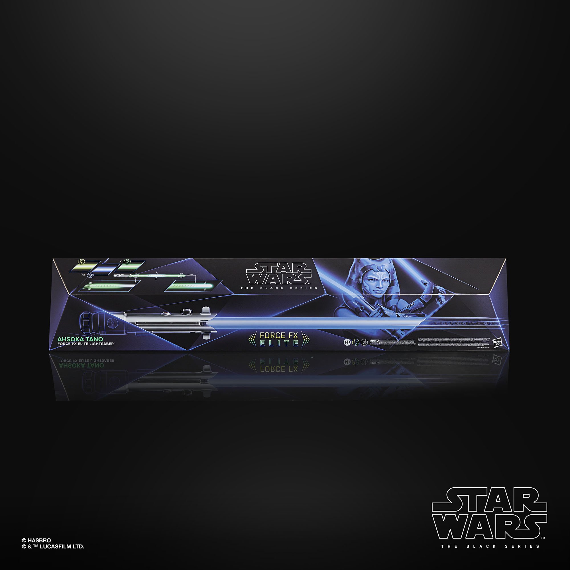 ดาบไลท์เซเบอร์ Hasbro สตาร์ วอร์ อาโซก้า ทาโน Star Wars The Black Series Ahsoka Tano Force FX Elite Lightsaber มีเสียง มีไฟ ลิขสิทธิ์แท้