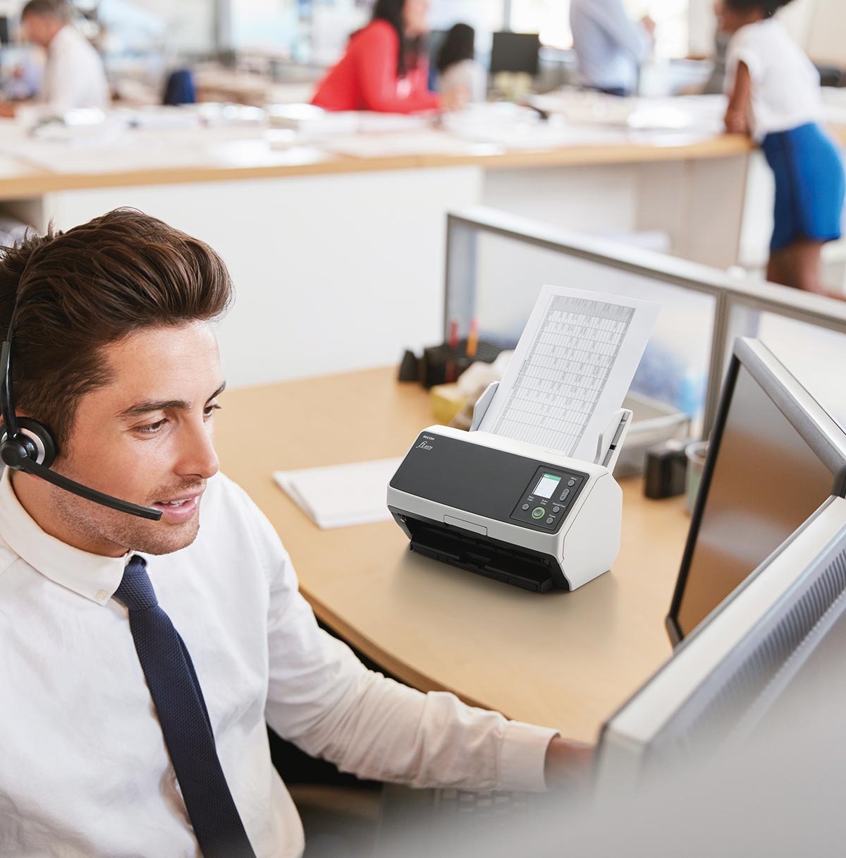 ขายถูก Ricoh (Fujitsu) Image Scanner Fi-8150U เครื่องสแกนเอกสาร ประกันศูนย์