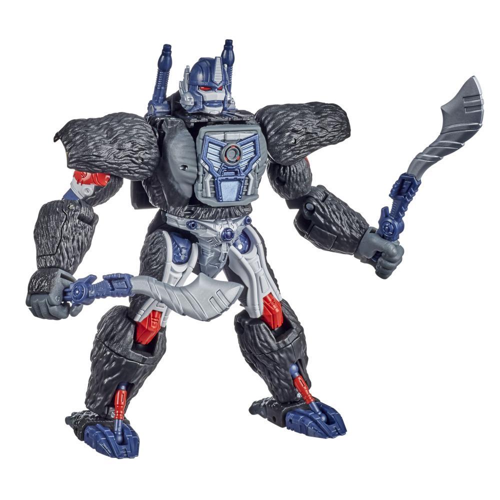 Hasbro Transformers Generations War for Cybertron Kingdom Voyager WFC-K8 Optimus Primal Figure ฮาสโบร ทรานสฟอเมอร์ส เจเนอเรชั่น วอร์ ฟอร์ ไซเบอร์ตรอน คิงดอม วอยเอเจอร์ คลาส WFC-K8 หุ่นยนต์ออพติมัส ไพรมอล 7 นิ้ว ลิขสิทธิ์แท้
