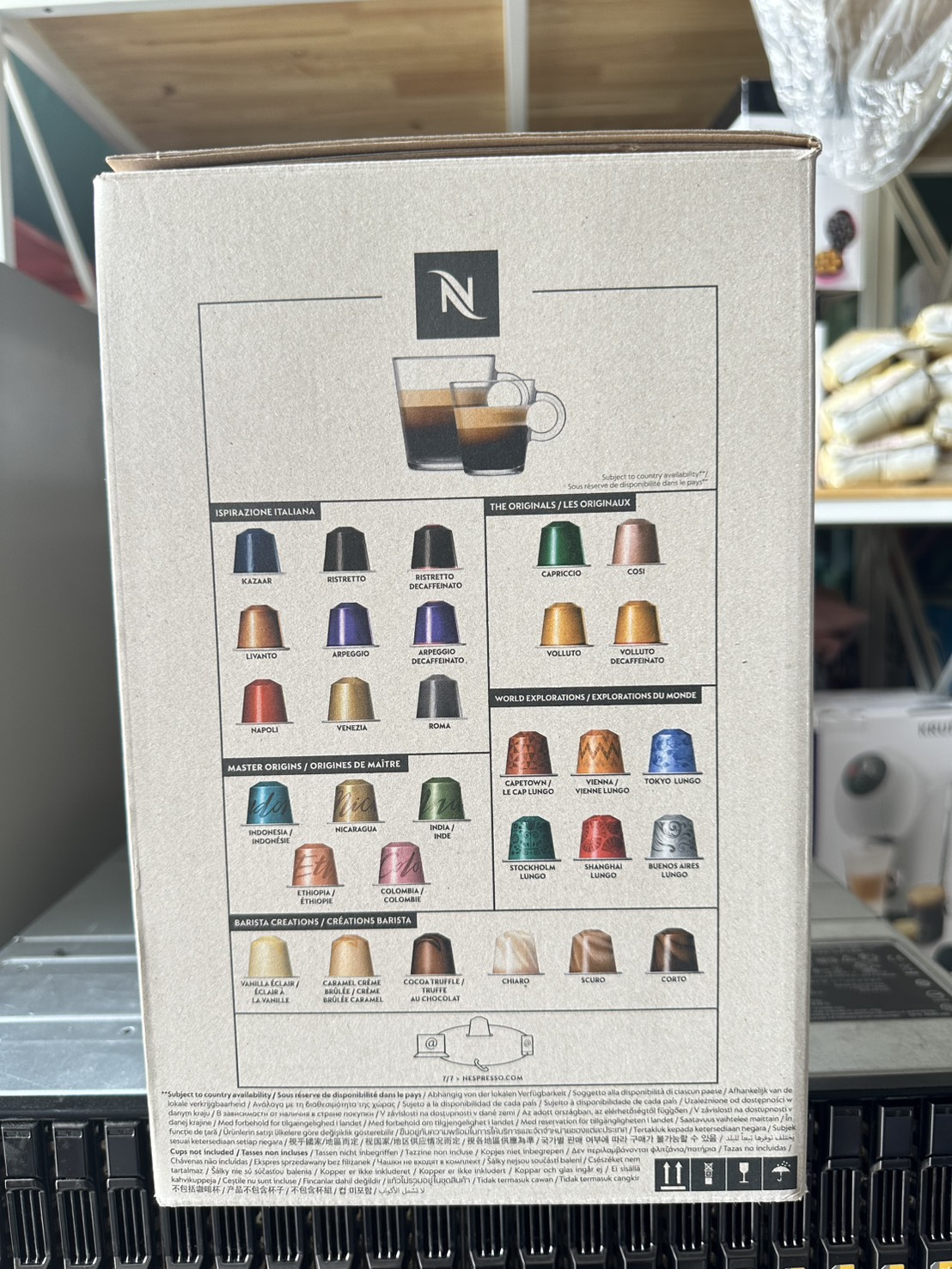 เครื่องชงกาแฟ Nespresso รุ่น pixie สีน้ำเงิน *** ของใหม่