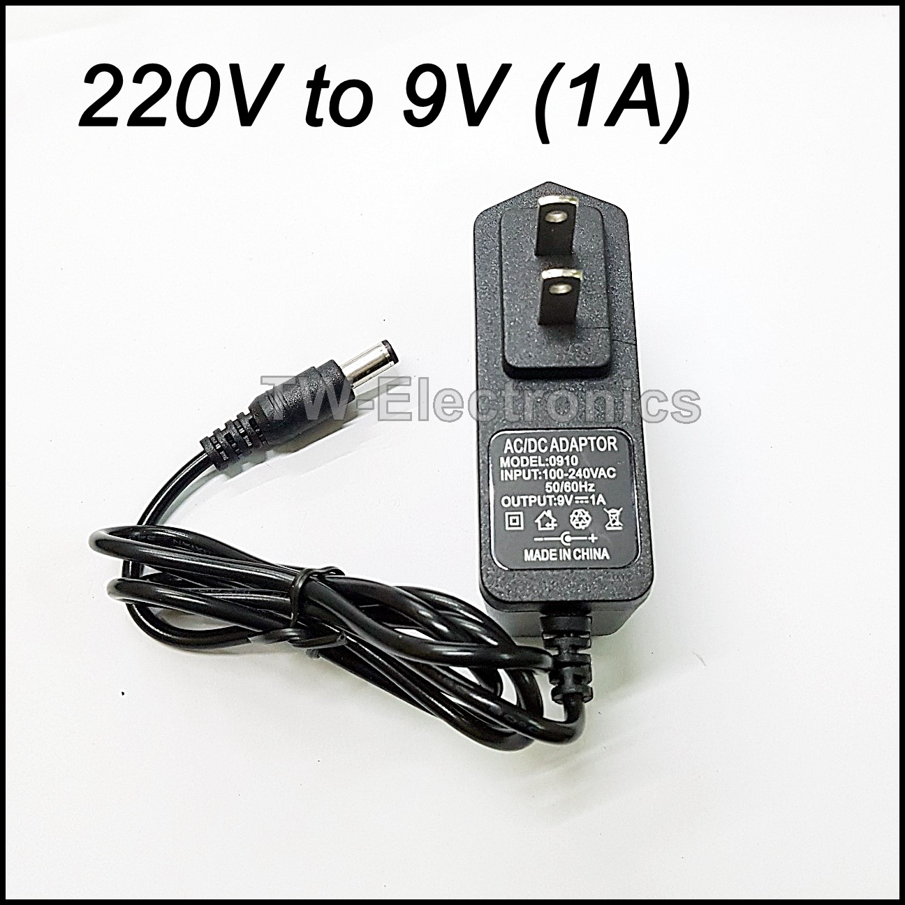 อะแดปเตอร์ 220V to 9V (1Amp)