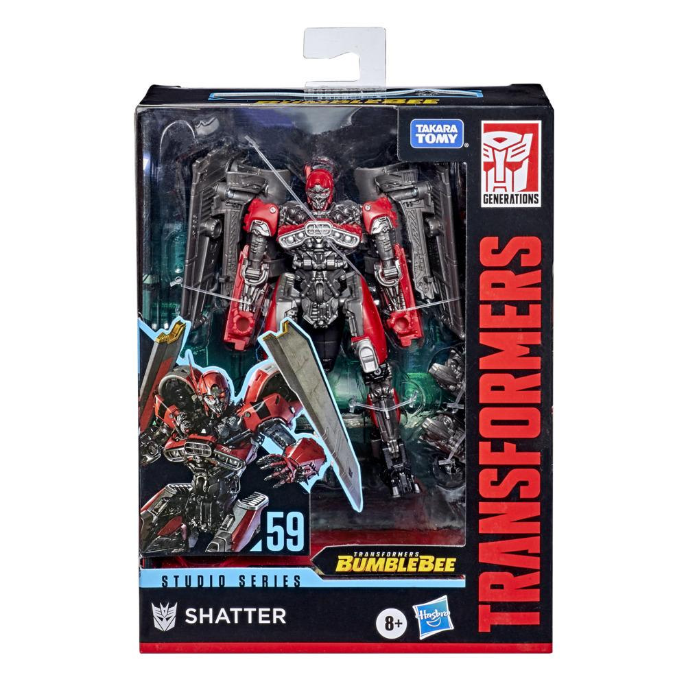 Hasbro Transformers Studio Series 59 Deluxe Class Shatter Action Figure 4.5 Inch ฮาสโบร ทรานสฟอเมอร์ส สตูดิโอ ซีรีย์ส 59 ดีลักซ์ คลาส หุ่นยนต์แชตเทอร์ 4.5 นิ้ว ลิขสิทธิ์แท้