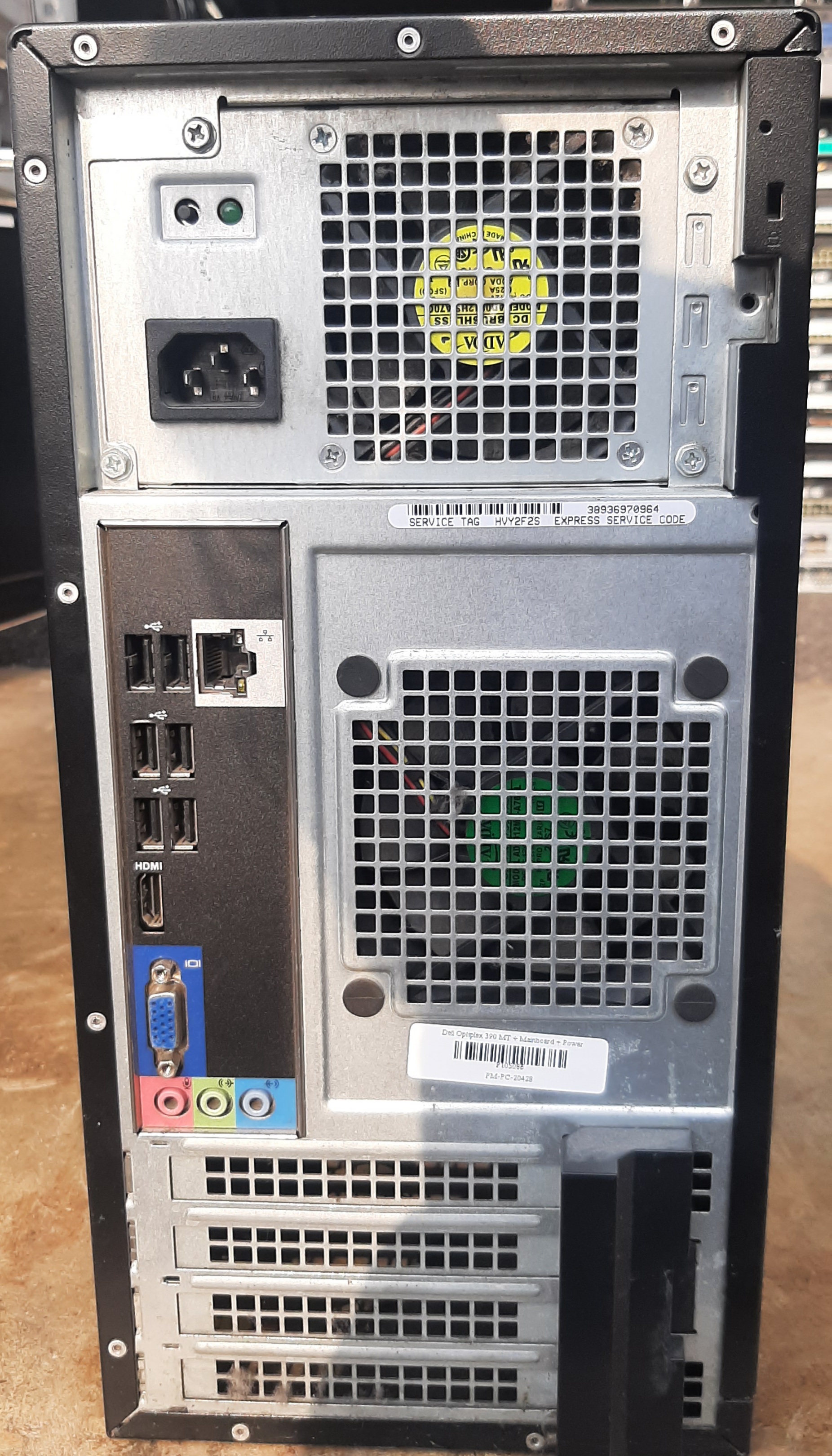 PC มือสอง สภาพดี Dell Optiplex 390 MT + Mainboard + Power (เครื่องเปล่า) รองรับ CPU Gen2 Ram DDR3 ประกันร้าน 1 เดือน