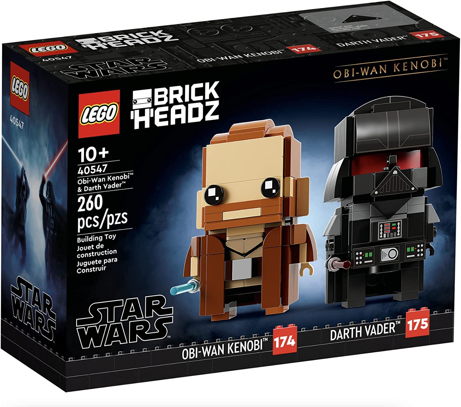 LEGO BrickHeadz - Star Wars Obi-Wan Kenobi & Darth Vader รุ่น 40547