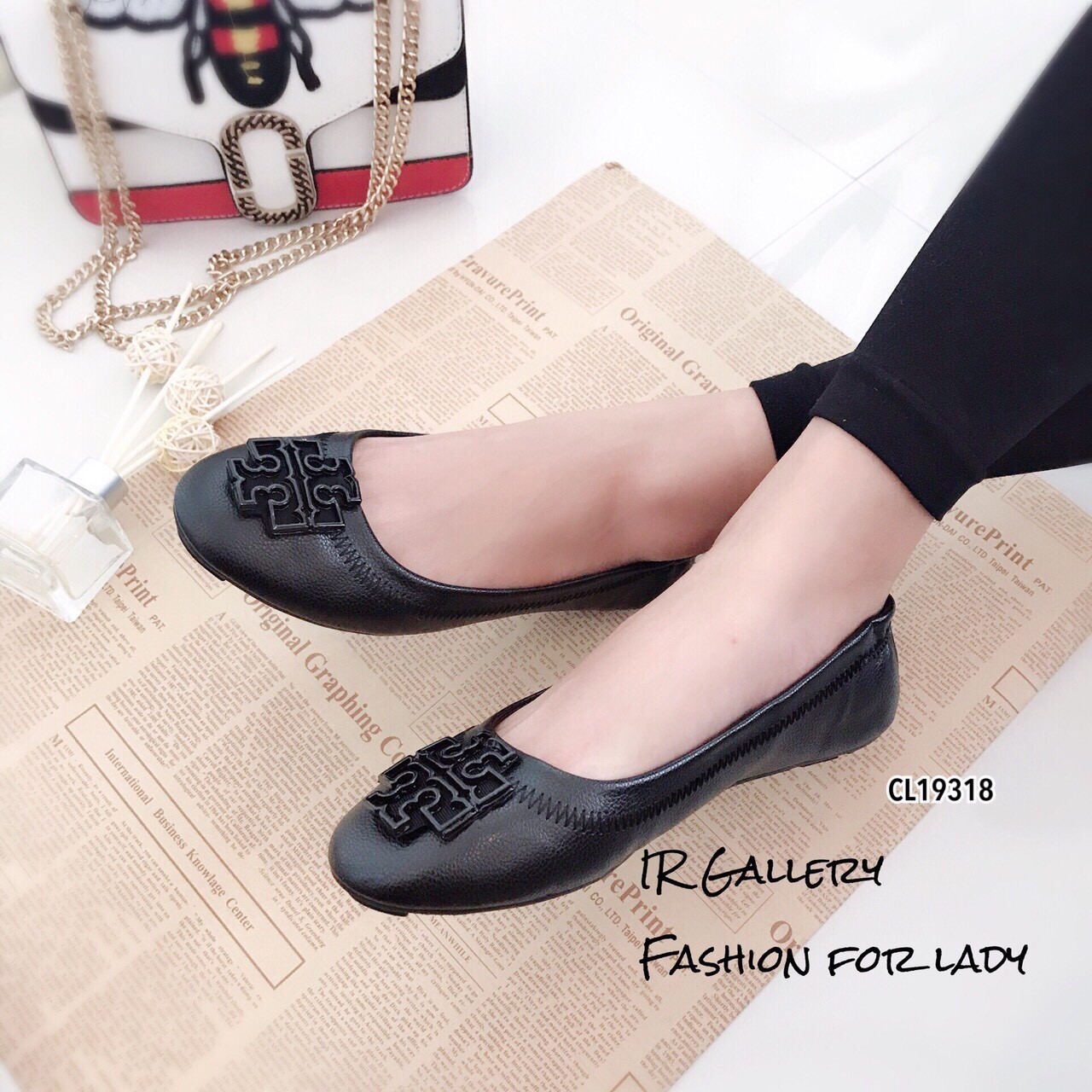 รองเท้าคัทชู Style Brand Tory Burch (สีดำ)