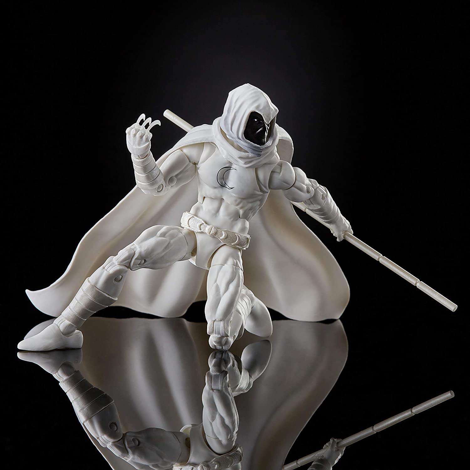 Hasbro Marvel Legends Series Moon Knight 6-inch Figure ฮาสโบร มาร์เวล เลเจนด์ ซีรี่ย์ส หุ่นโมเดลฟิกเกอร์ มูนไนท์ ขนาด 6 นิ้ว ลิขสิทธิ์แท้