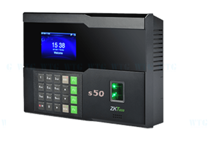 ขายถูก เครื่องสแกนลายนิ้วมือ ZKTECO S50 WIFI (BLACK) FINGERSCAN DEVICE