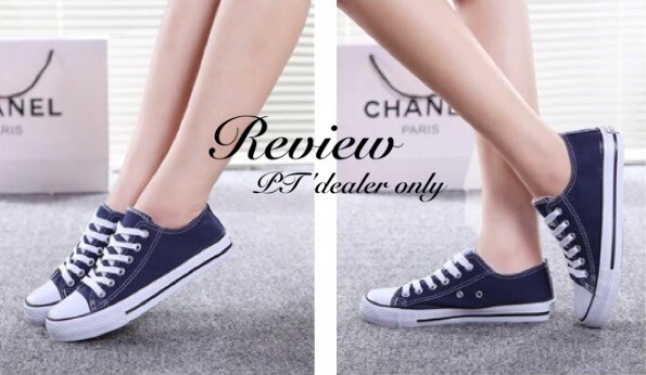 พร้อมส่ง : รองเท้า Converse Slim (สีน้ำเงิน)