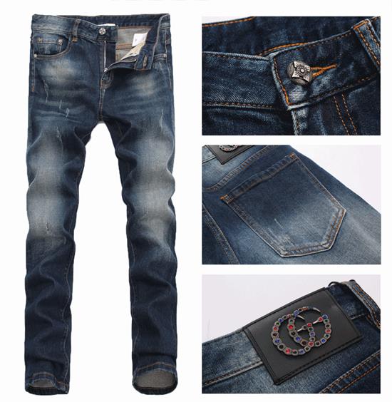 001014 ยีนส์ Ajaz James Style Gucci Italy New Summer 2019 Jeans Denim Slim feet Size 28-38