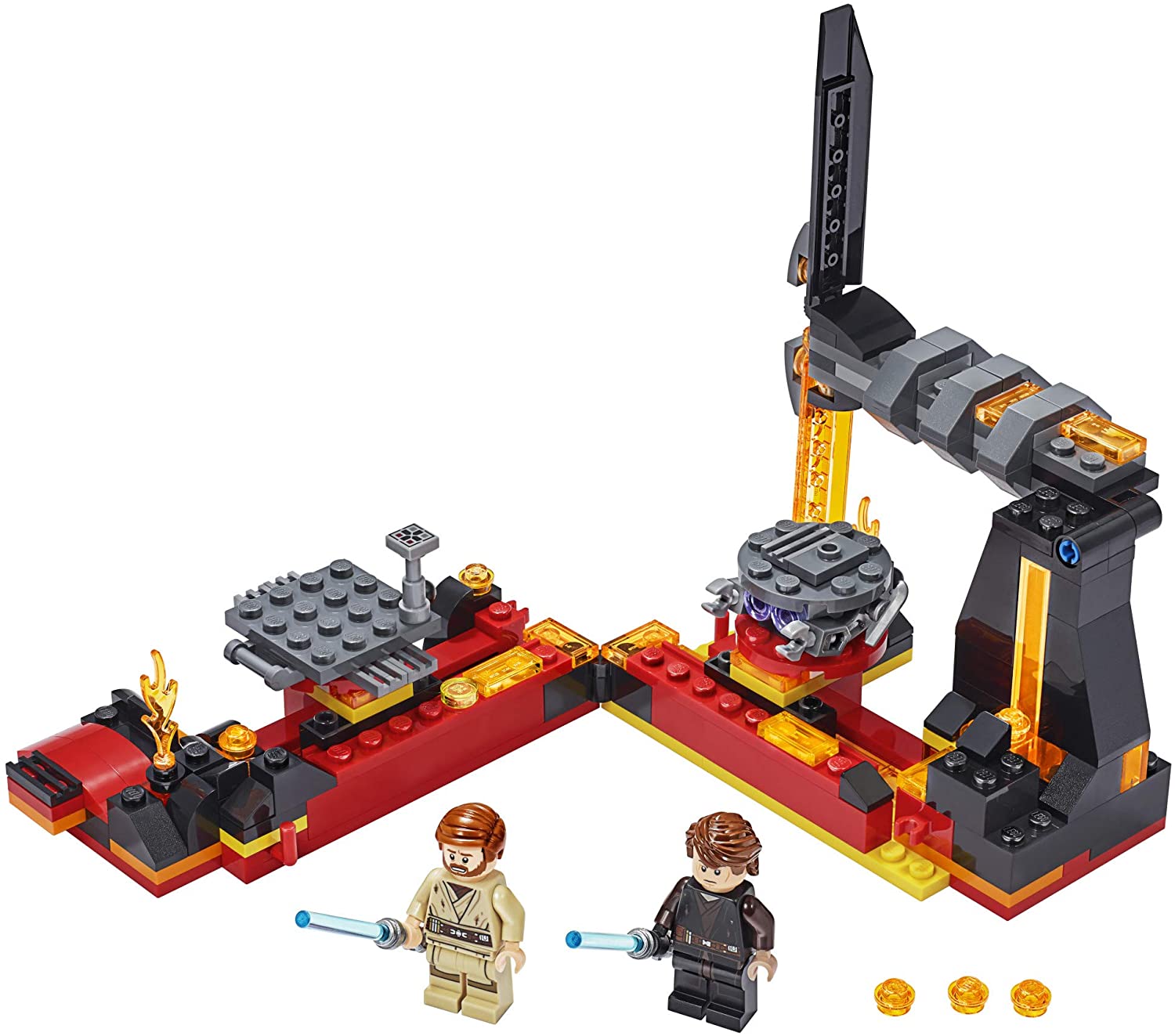 LEGO ตัวต่อเสริมทักษะ เลโก้ สตาร์ วอร์ ดูเอล ออน มุสตาฟา Star Wars : Revenge of The Sith Duel on Mustafar รุ่น 75269