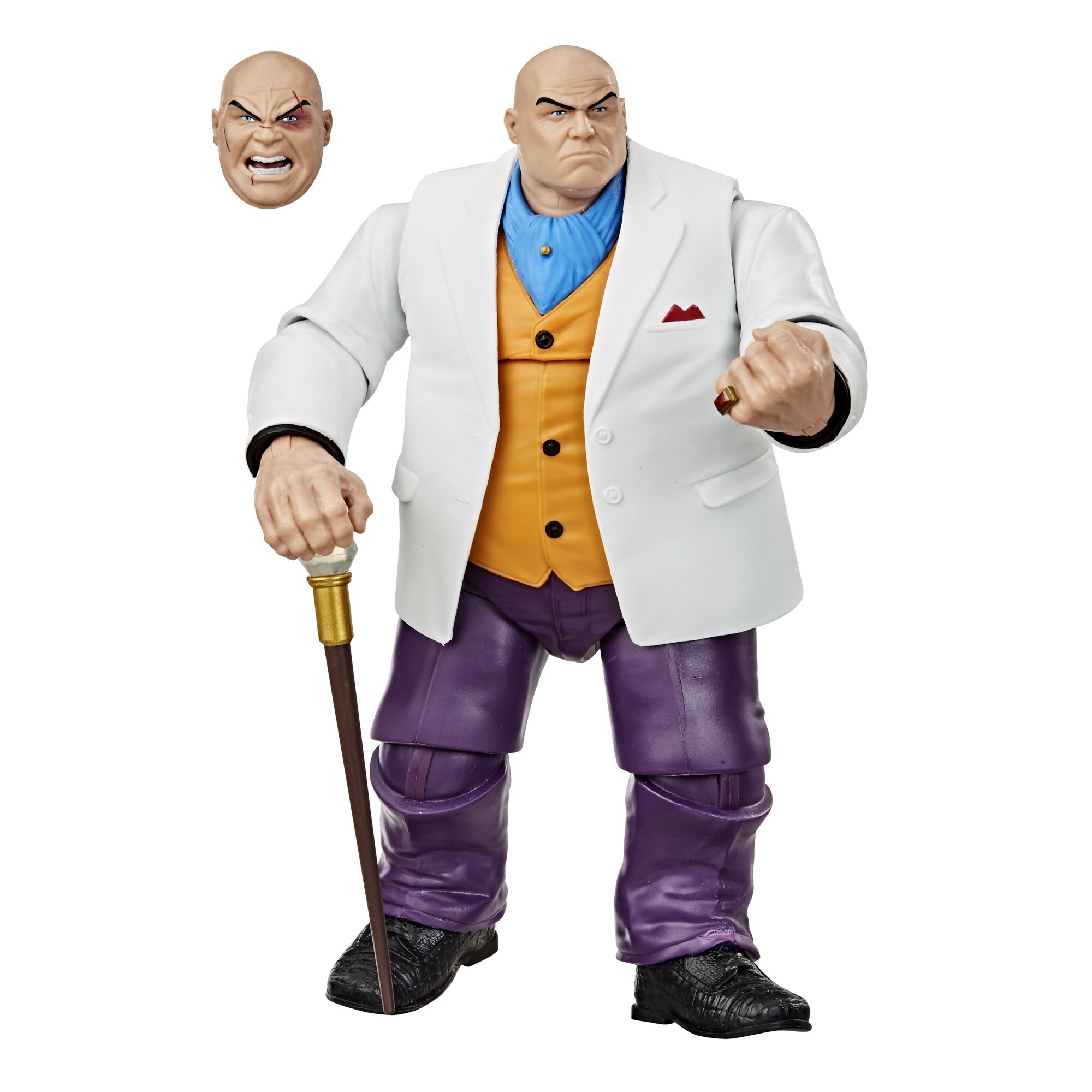 Hasbro Marvel Legends Retro Collection Kingpin 6-inch Figure ฮาสโบร มาร์เวล เลเจนด์ ซีรี่ย์ส หุ่นโมเดลฟิกเกอร์ คิงพิน ขนาด 6 นิ้ว ลิขสิทธิ์แท้