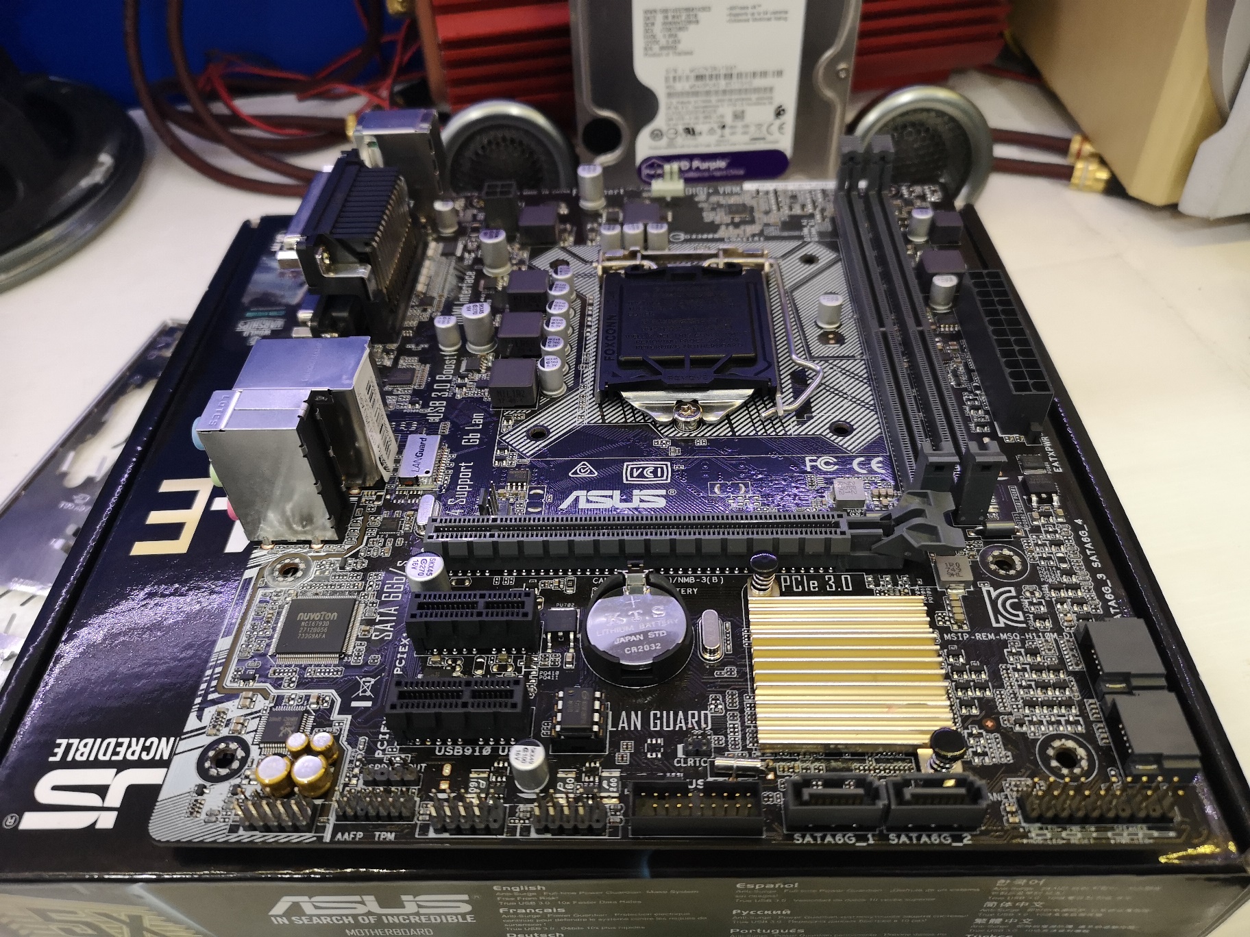 1151 ASUS H110M-D ของใหม่เคลมมา