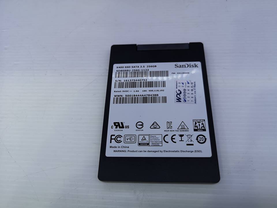256GB. SSD SANDISK X400 WPG06/2021