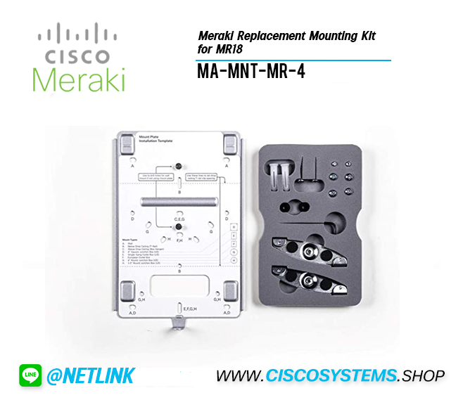 MA-MNT-MR-4 (Meraki Replacement Mounting Kit for MR18)