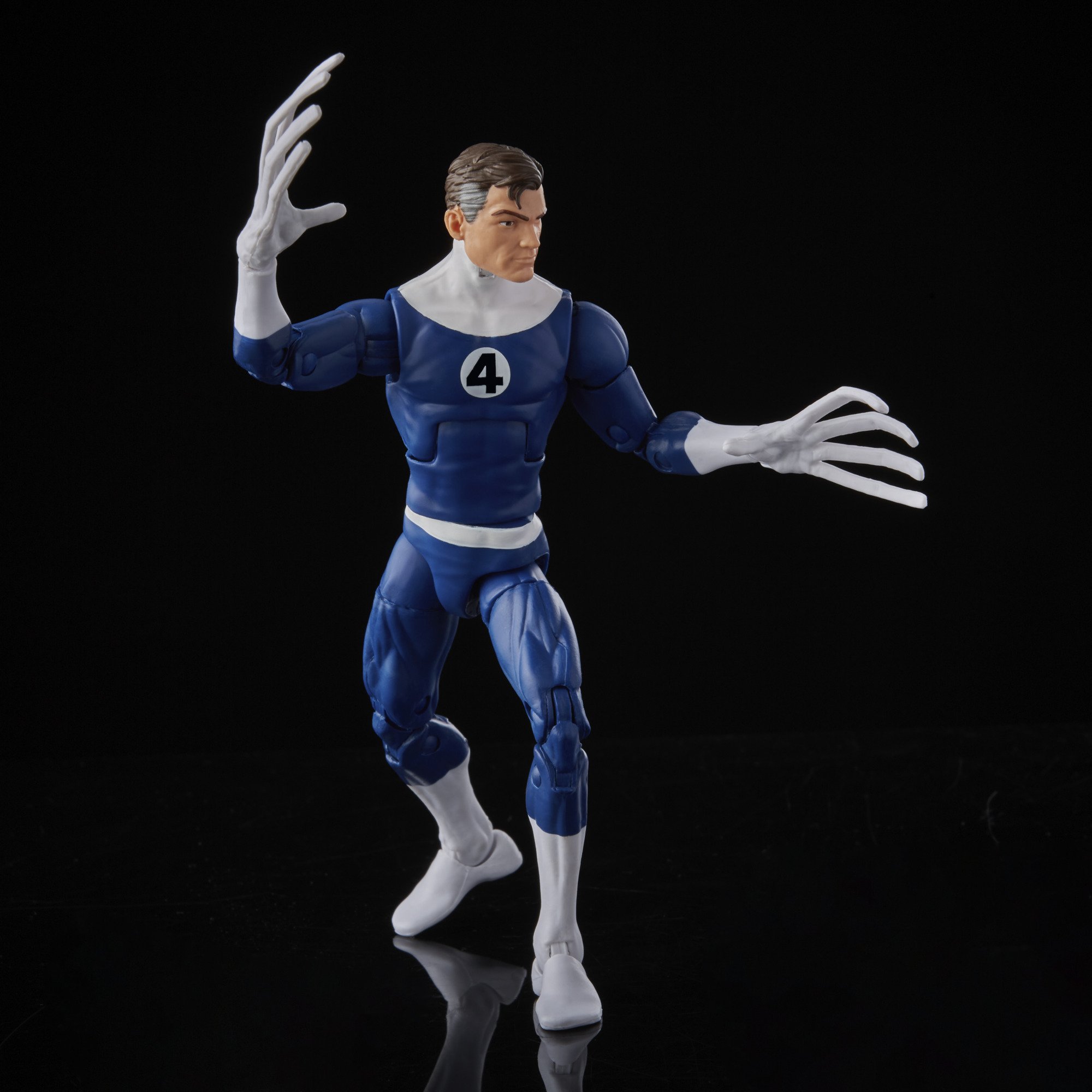 Hasbro Marvel Legends Series Retro Fantastic Four Mr. Fantastic 6-Inch Action Figure ฮาสโบร มาร์เวล เลเจนด์ แฟนแทสติก โฟร์ หุ่นโมเดลฟิกเกอร์ มิสเตอร์ แฟนแทสติก ขนาด 6 นิ้ว ลิขสิทธิ์แท้