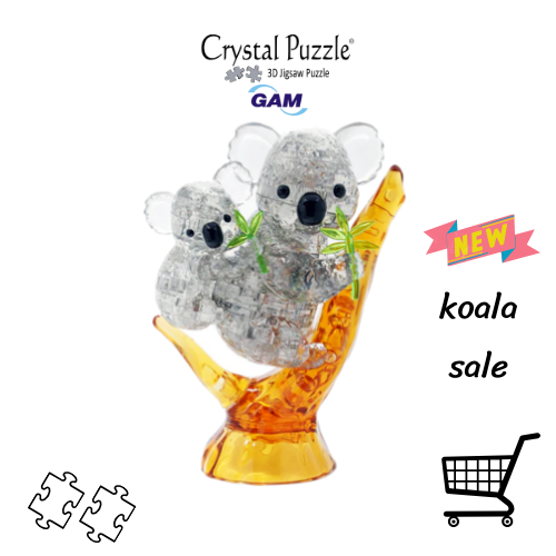 Koala Bear :62 Pcs.3D Crystal Puzzle